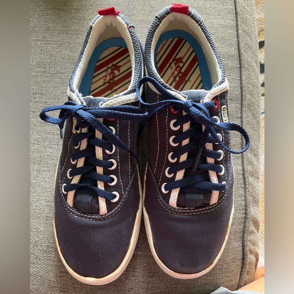 Keds Navy and White Canvas Shoes